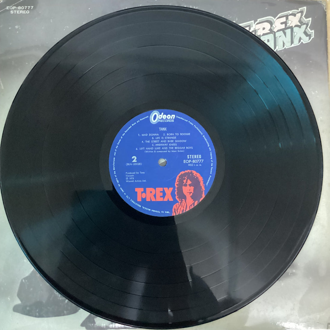 แผ่นเสียง T. Rex - Tanx Vinyl VG