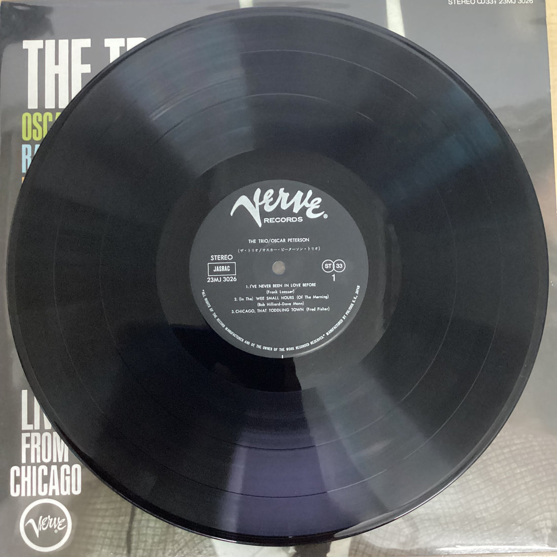 แผ่นเสียง Oscar Peterson - The Trio - Live From Chicago Vinyl VG+