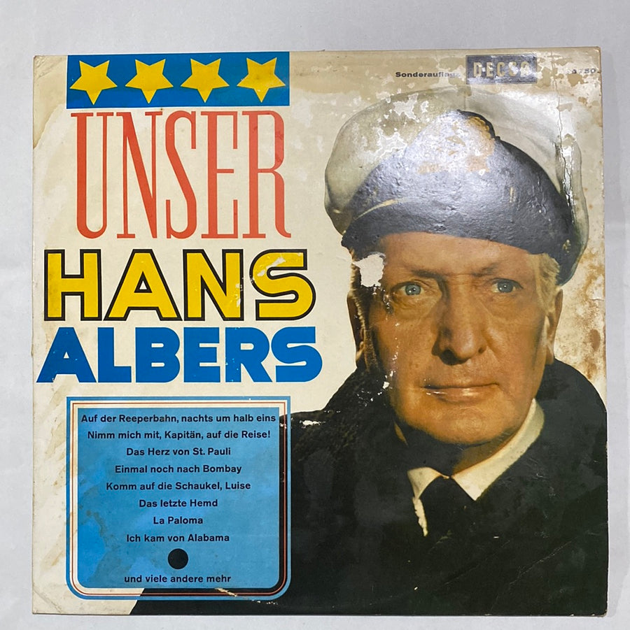 แผ่นเสียง Hans Albers - Unser Hans Albers (Vinyl) (VG+)