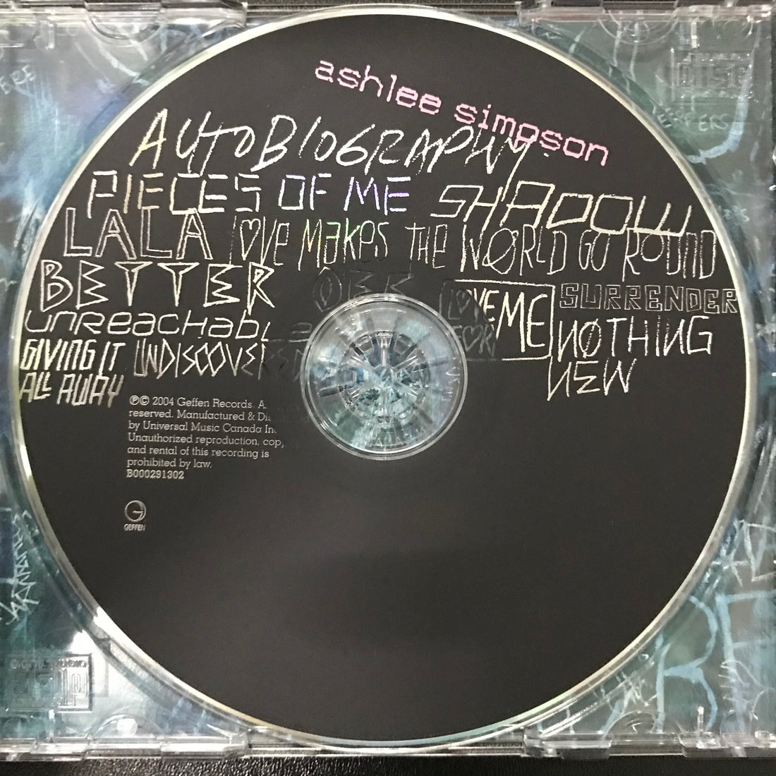ซีดี Ashlee Simpson - Autobiography CD VG+