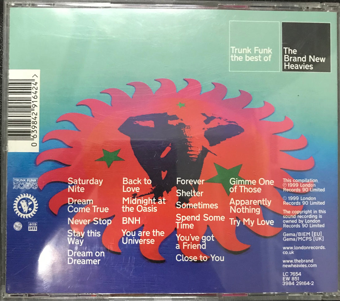 ซีดี The Brand New Heavies - Trunk Funk The Best Of The Brand New Heavies CD VG+