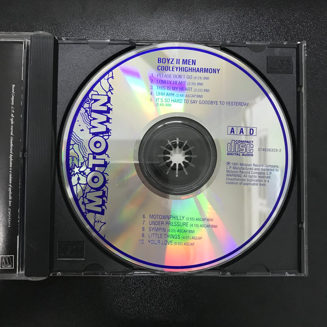 ซีดี Boyz II Men - Cooleyhighharmony CD VG+