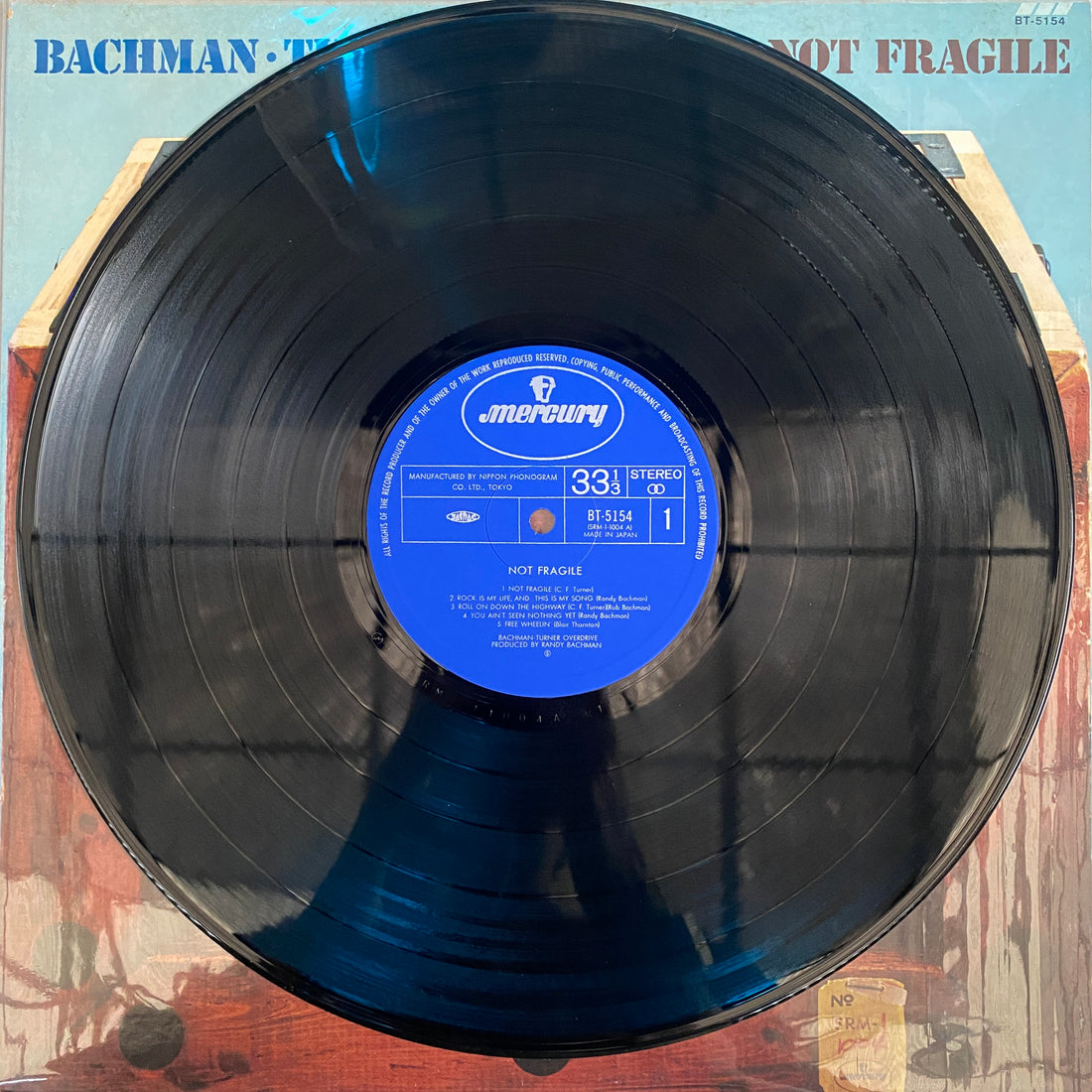 แผ่นเสียง Bachman-Turner Overdrive - Not Fragile Vinyl VG+