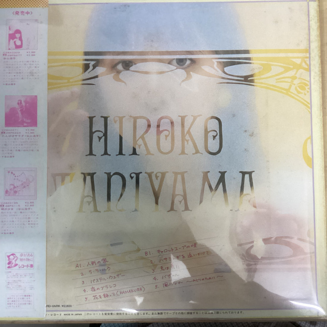 แผ่นเสียง Hiroko Taniyama - 水の中のライオン Vinyl VG+