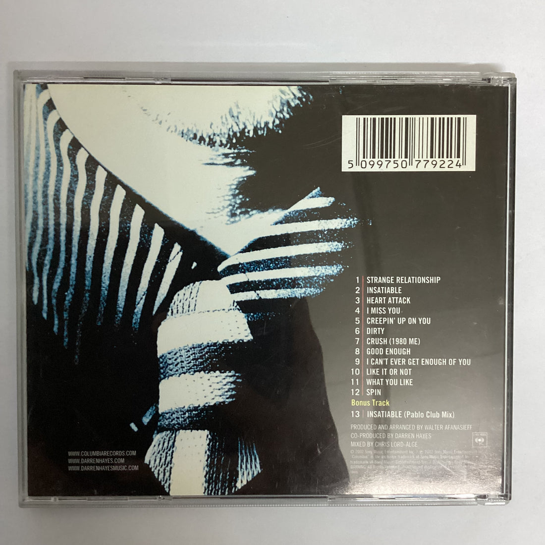 ซีดี Darren Hayes - Spin CD VG+