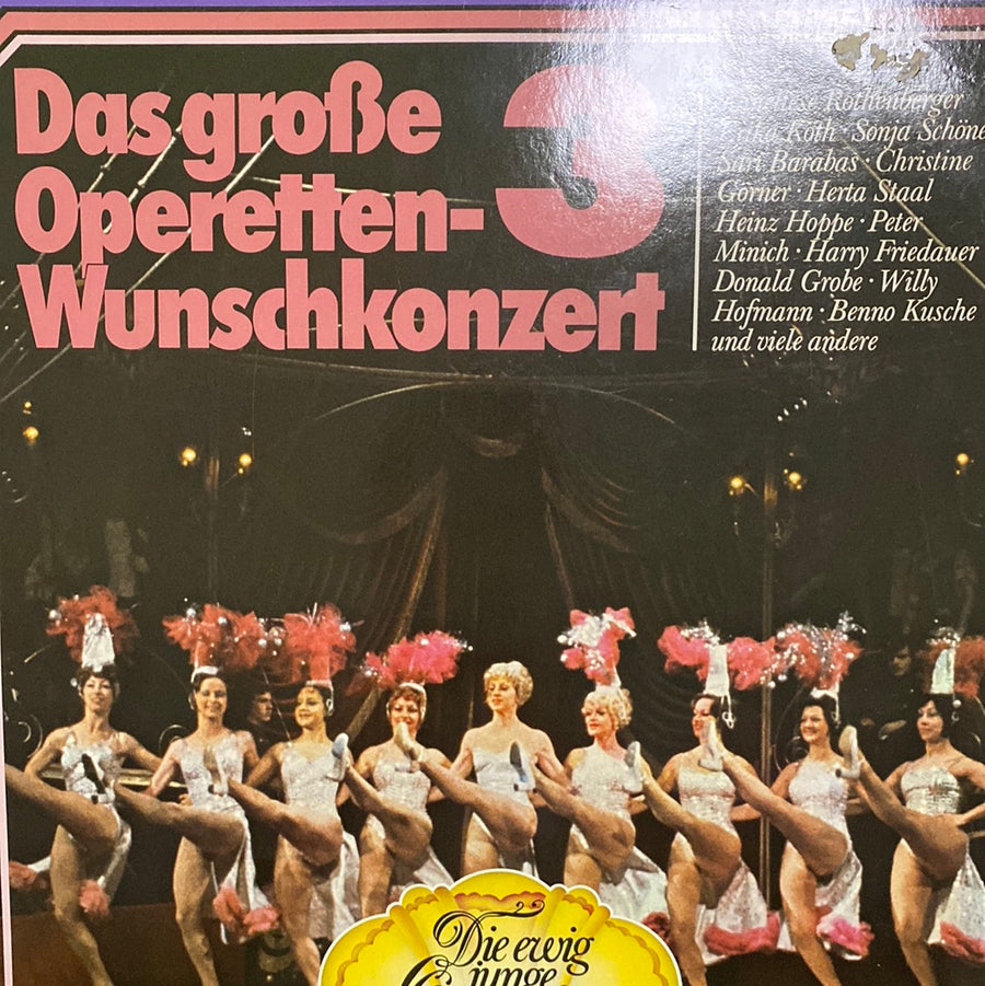 แผ่นเสียง Various - Das Grosse Operetten-Wunschkonzert 3 (Vinyl) (VG+)