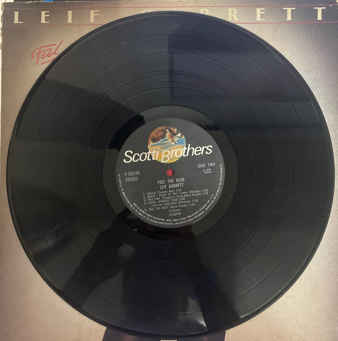 แผ่นเสียง Leif Garrett - Feel The Need (Vinyl) (VG+)