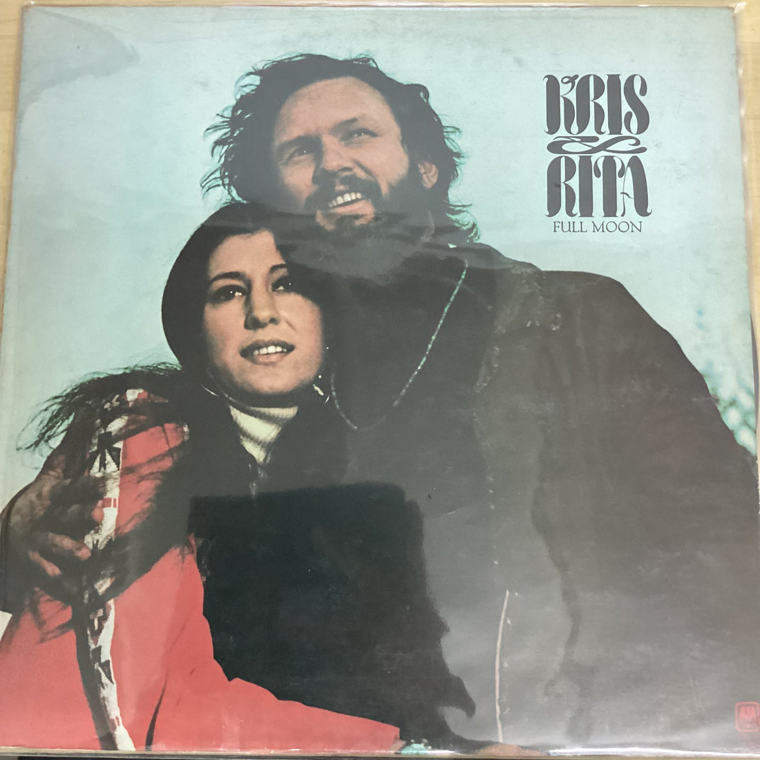 แผ่นเสียง Kris Kristofferson & Rita Coolidge - Full Moon Vinyl VG+