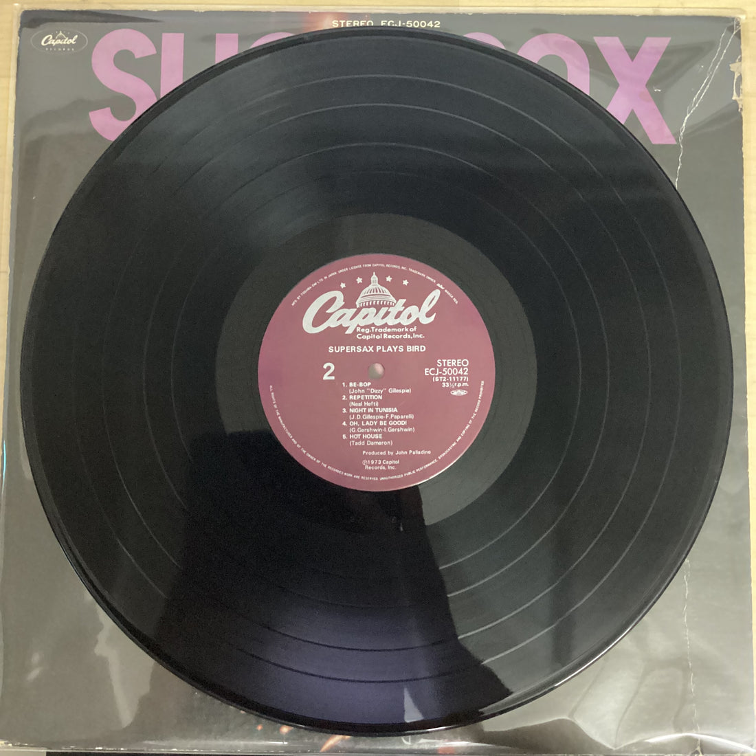 แผ่นเสียง Supersax - Supersax Plays Bird Vinyl VG+