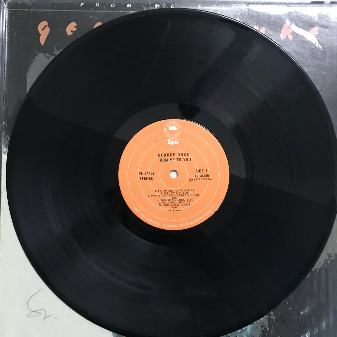 แผ่นเสียง George Duke - From Me To You Vinyl VG+
