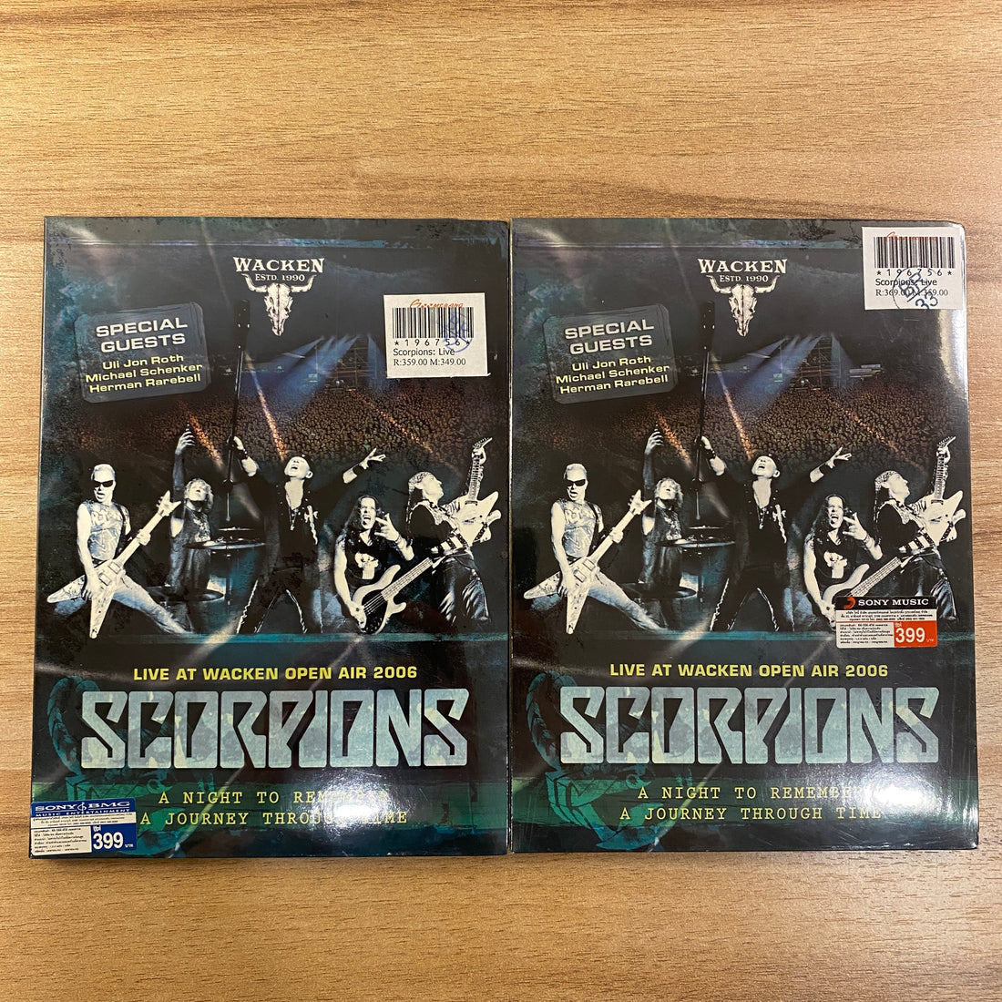 Scorpions - Live DVD VG+ 6 DVDs