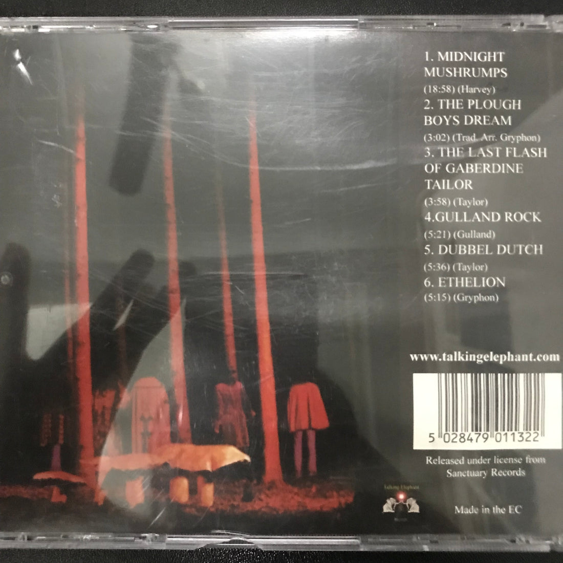 ซีดี Gryphon - Midnight Mushrumps CD VG+