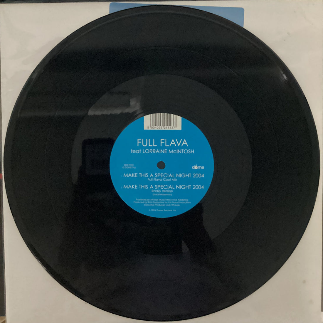 แผ่นเสียง Full Flava Feat Lorraine McIntosh - Make This A Special Night 2004 Vinyl VG+