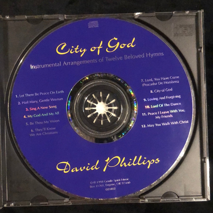 ซีดี David Phillips  - City Of God (CD) (VG+)