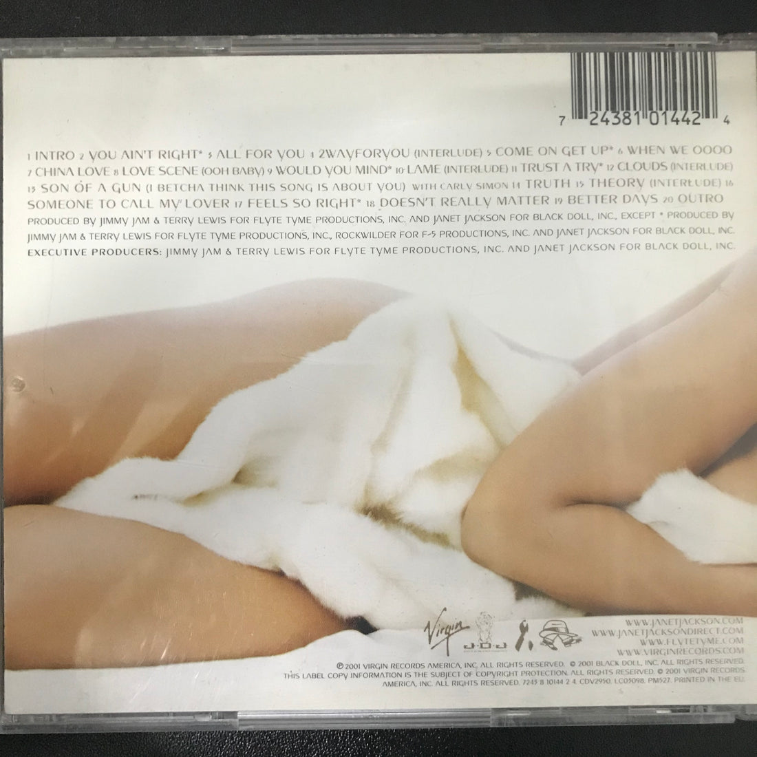 ซีดี Janet Jackson - All For You CD VG+