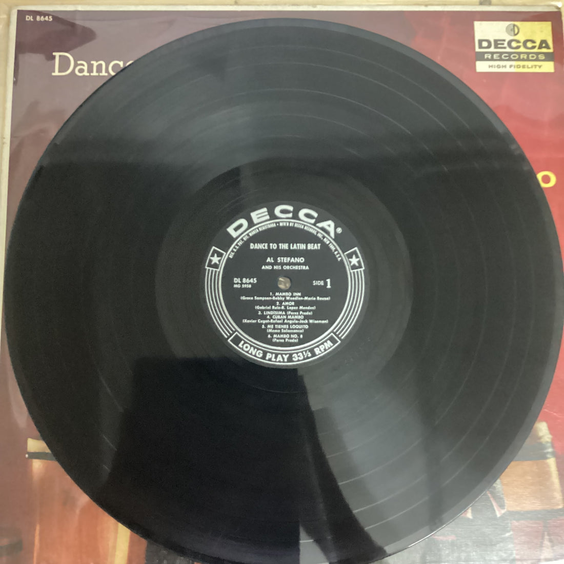 แผ่นเสียง Al Stefano And His Orchestra - Dance To The Latin Beat Vinyl VG+