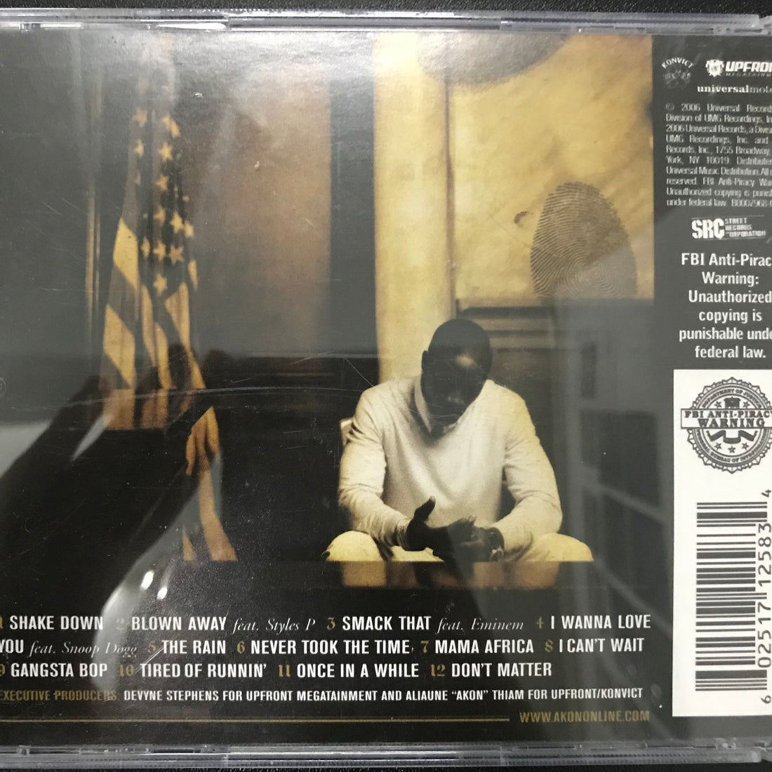 ซีดี Akon - Konvicted CD VG+