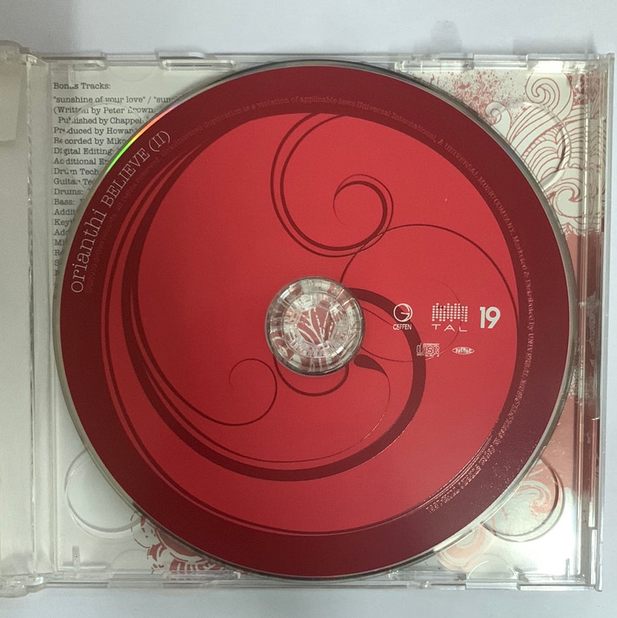 ซีดี Orianthi - Believe (II) (CD) (VG+)