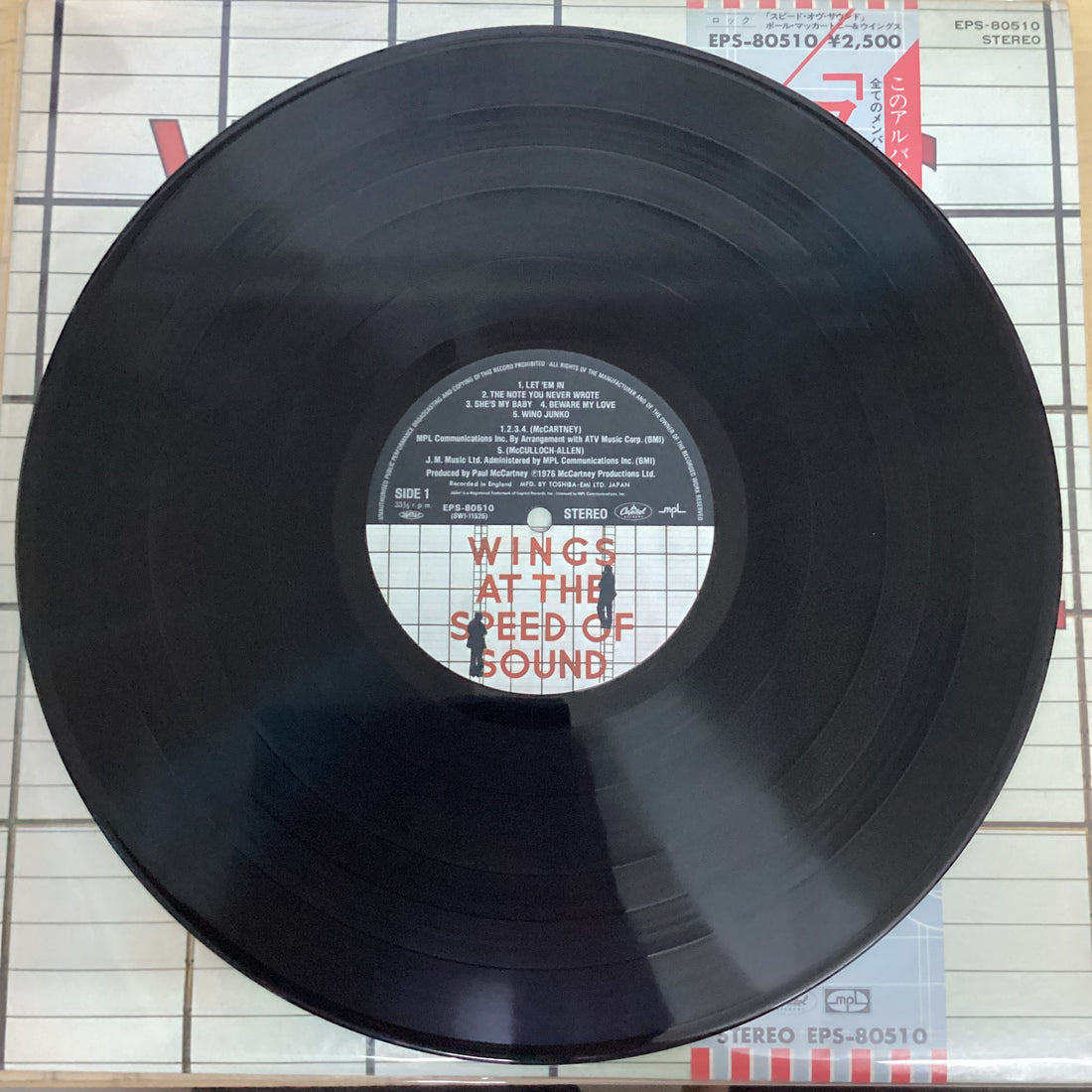 แผ่นเสียง Wings - Wings At The Speed Of Sound Vinyl VG+