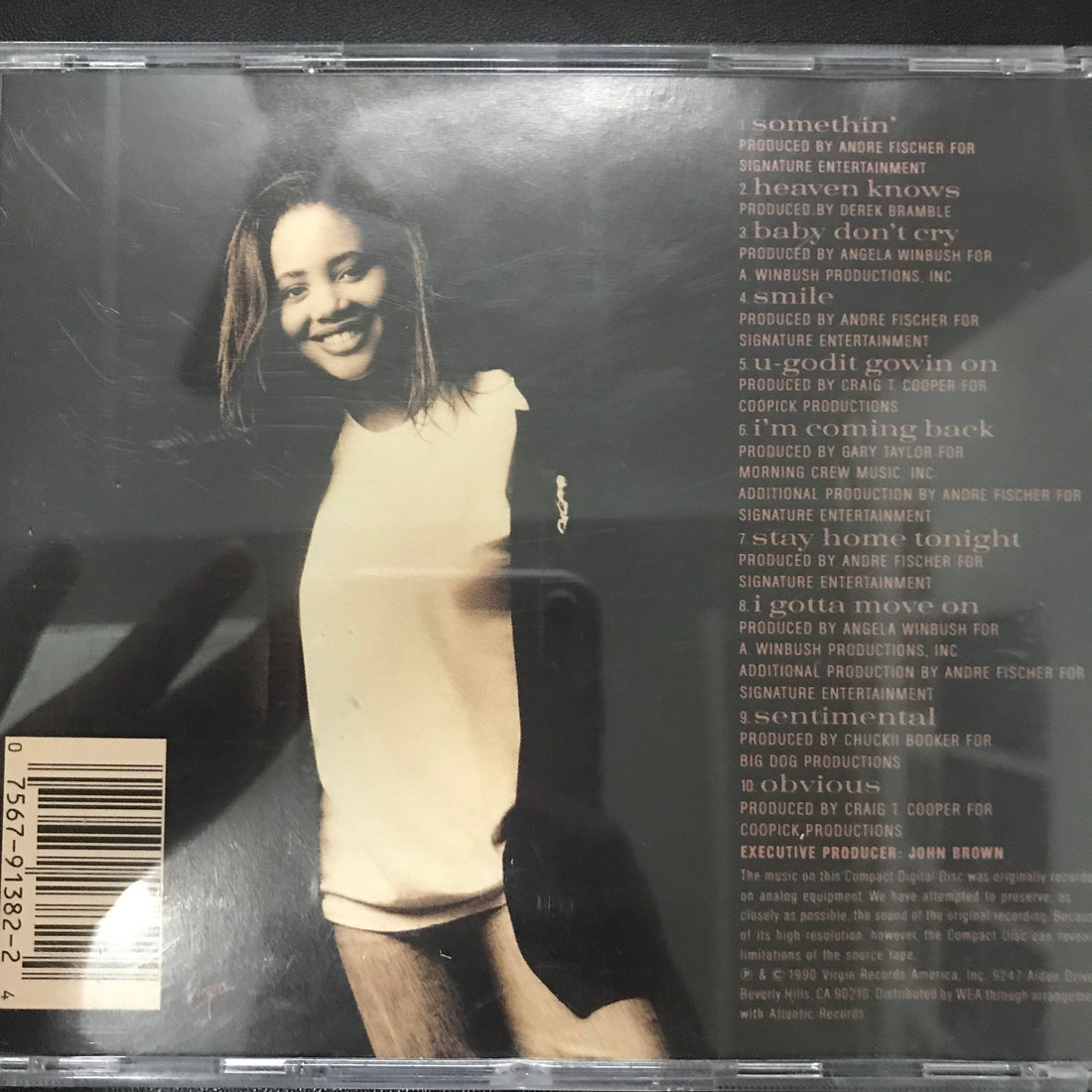 ซีดี Lalah Hathaway - Lalah Hathaway CD VG+