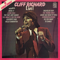 Cliff Richard : Cliff Richard Live! (LP, Album, RE)