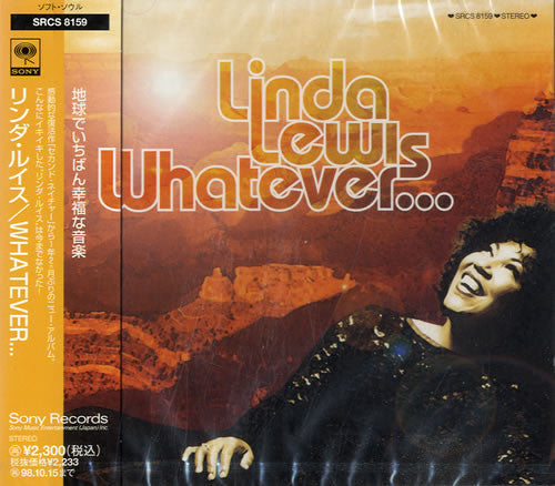 Linda Lewis - Whatever... CD NM or M-