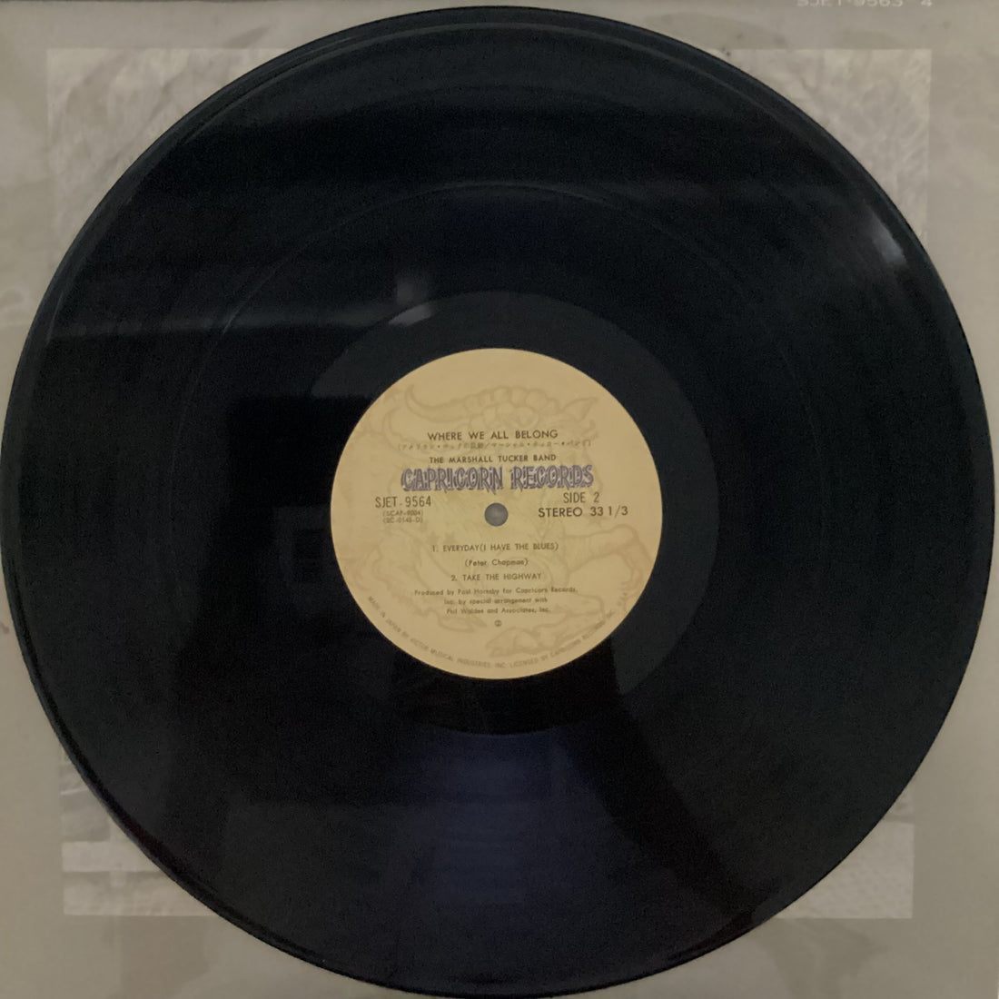 แผ่นเสียง The Marshall Tucker Band - Where We All Belong Vinyl VG+ 2LPs