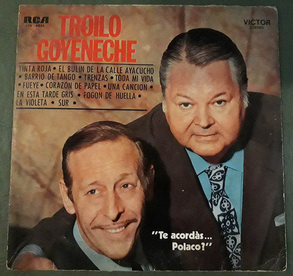 Aníbal Troilo, Roberto Goyeneche : Te Acordas... Polaco? (LP, Album)