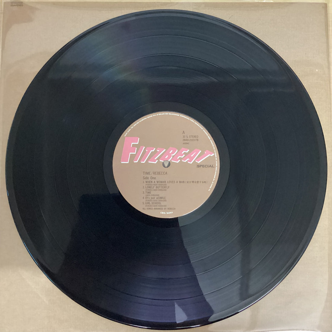 แผ่นเสียง Rebecca - Time Vinyl VG+