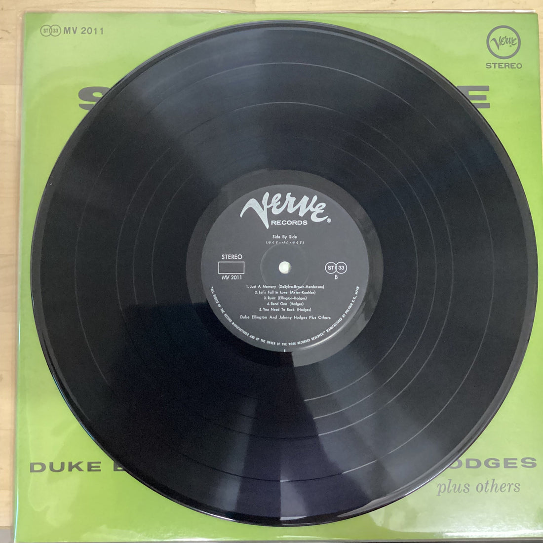 แผ่นเสียง Duke Ellington And Johnny Hodges - Side By Side Vinyl VG+