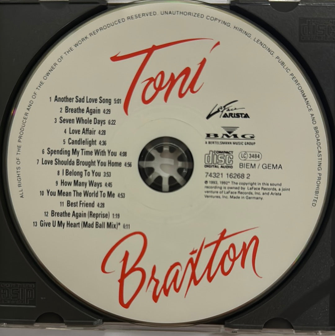 ซีดี Toni Braxton - Toni Braxton CD VG+