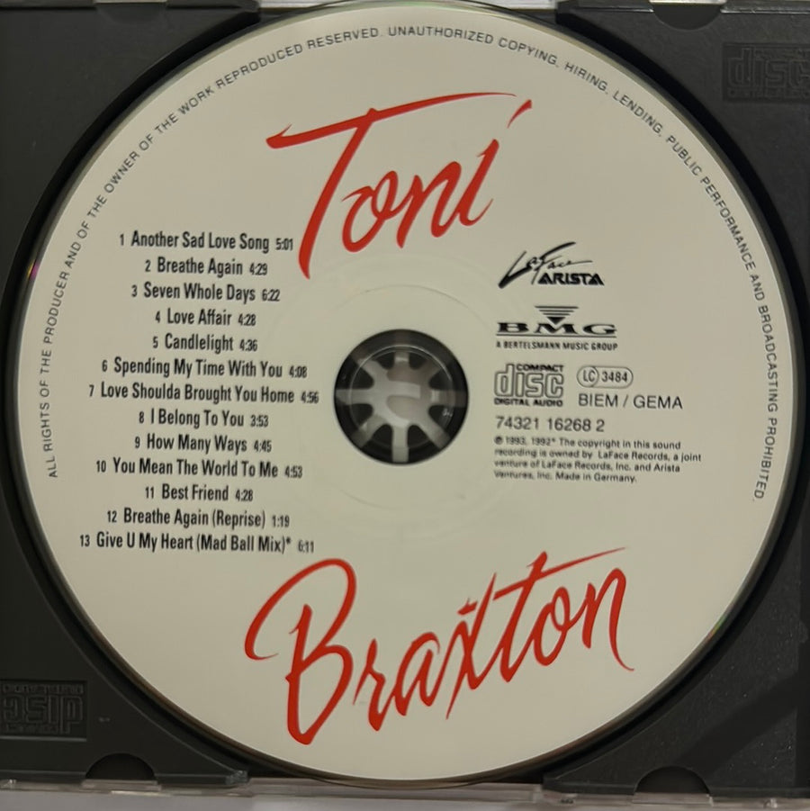 ซีดี Toni Braxton - Toni Braxton CD VG+