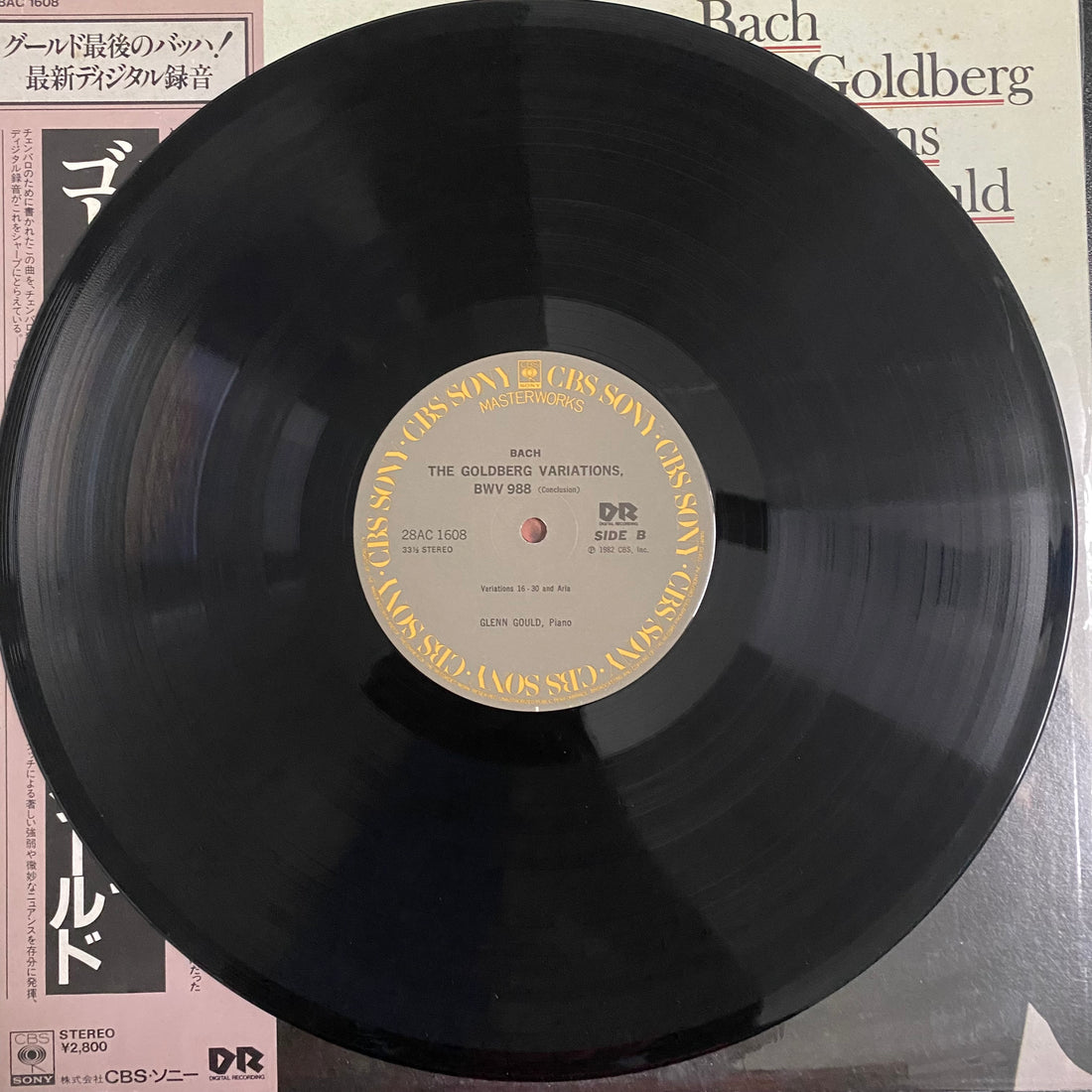 แผ่นเสียง Johann Sebastian Bach / Glenn Gould - The Goldberg Variations Vinyl VG+