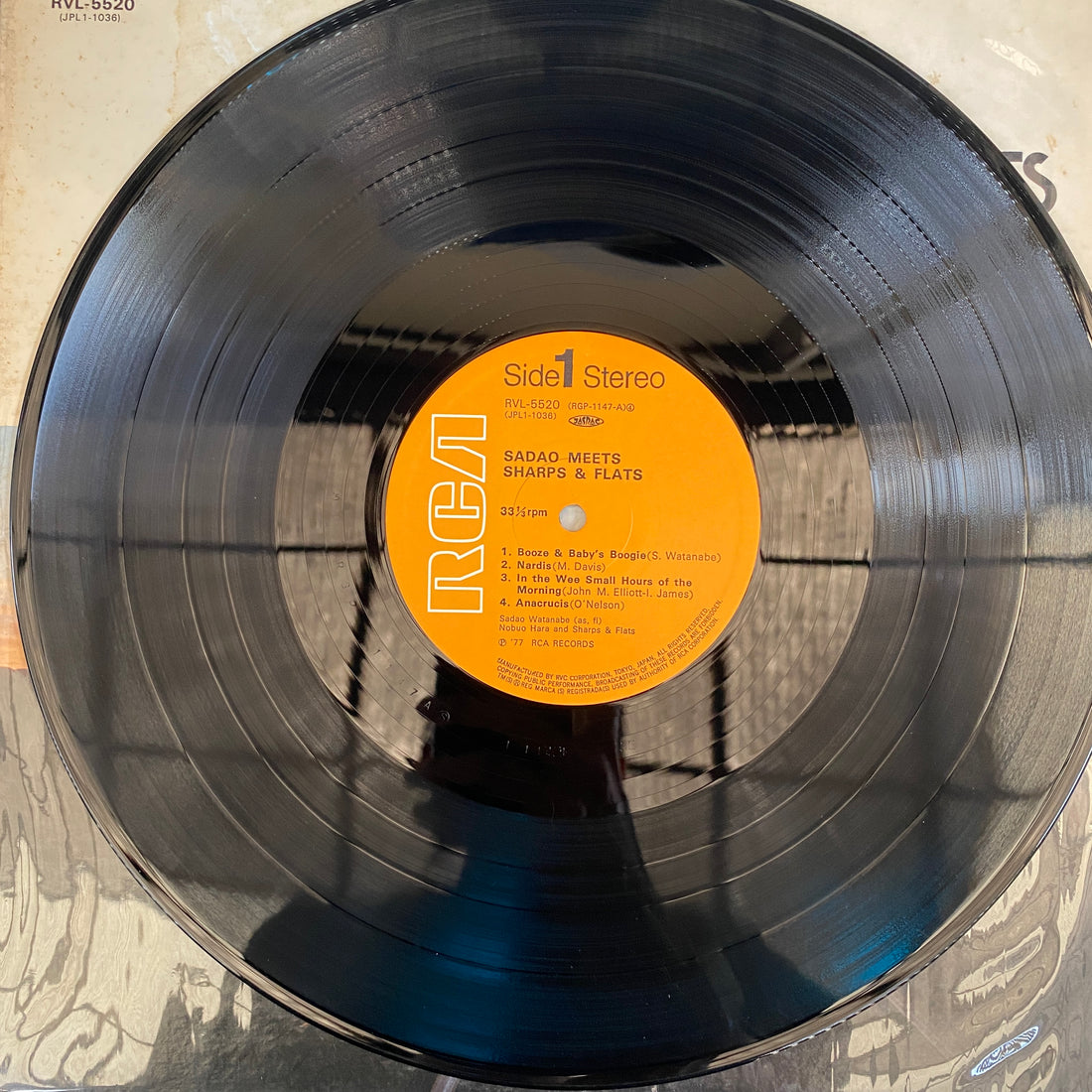 แผ่นเสียง Sadao Watanabe / Nobuo Hara And His Sharps & Flats - Sadao Meets Sharps & Flats Vinyl VG+