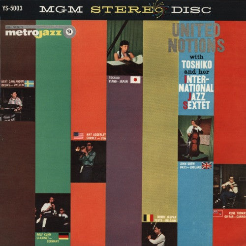 Toshiko And Her International Jazz Sextet : United Notions (LP, Album)