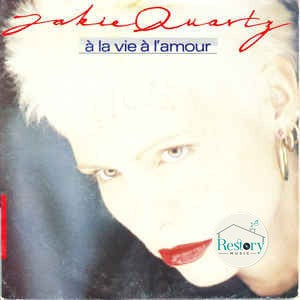 Jakie Quartz : À La Vie, À L'Amour (7", S/Sided, Promo)