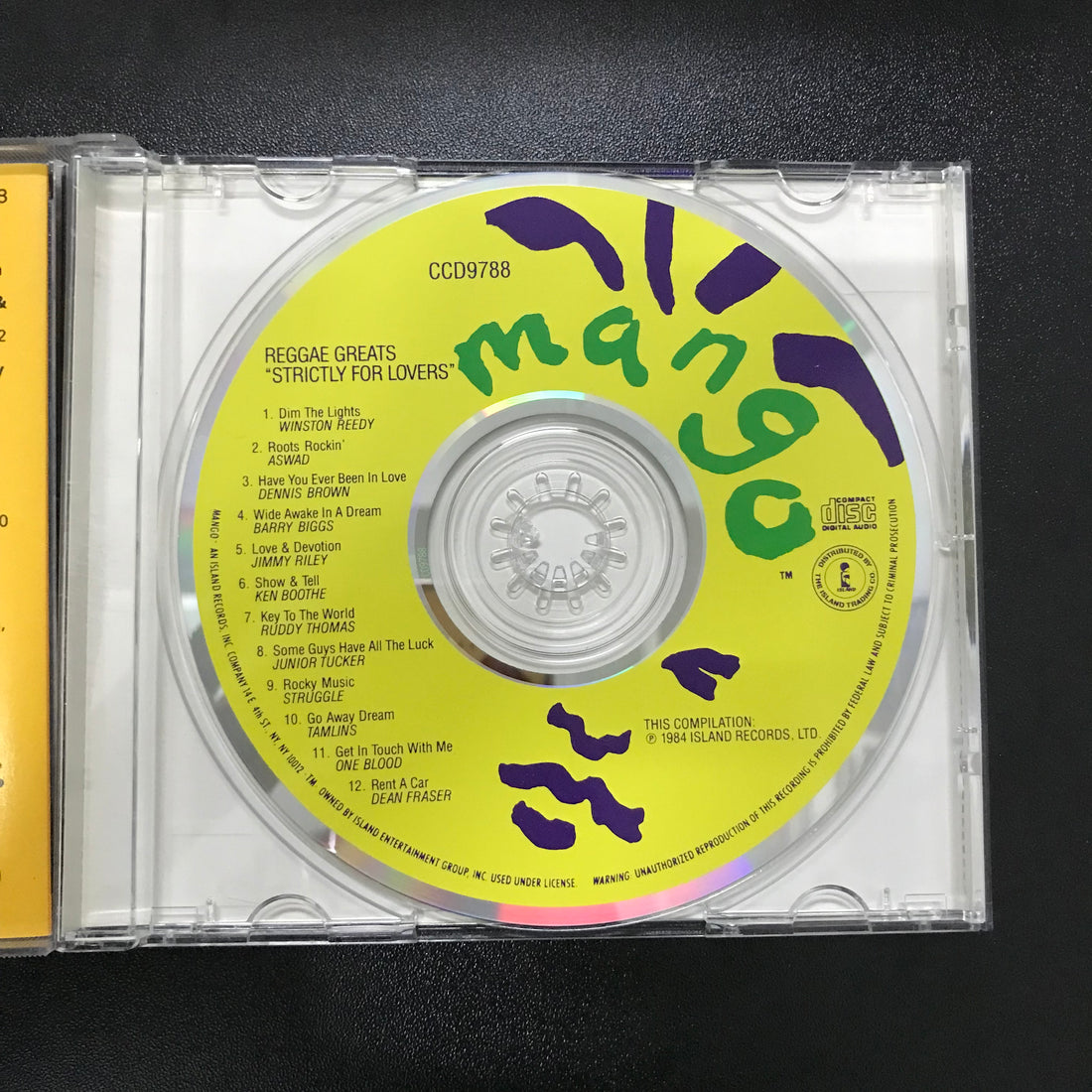 ซีดี Various - Reggae Greats - Strictly For Lovers CD VG+