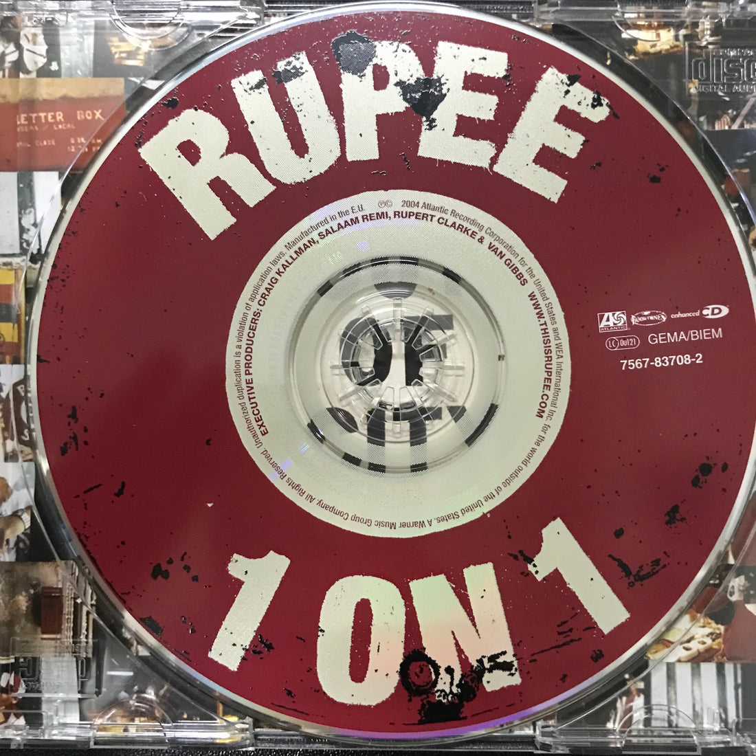 ซีดี Rupee - 1 On 1 CD VG+
