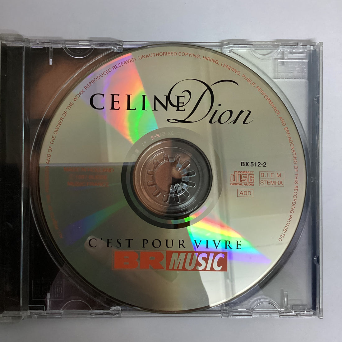 ซีดี Céline Dion - C'est Pour Vivre CD VG+