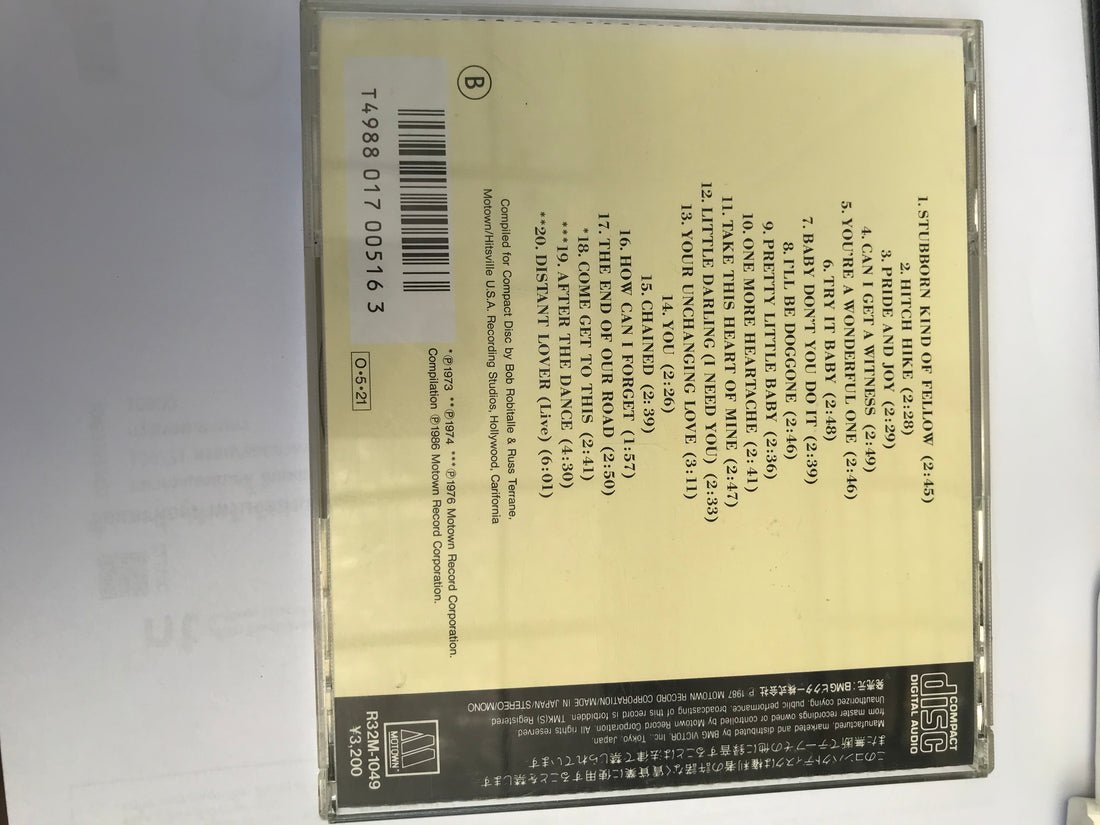 ซีดี Marvin Gaye - 20 Greatest Hits CD VG+