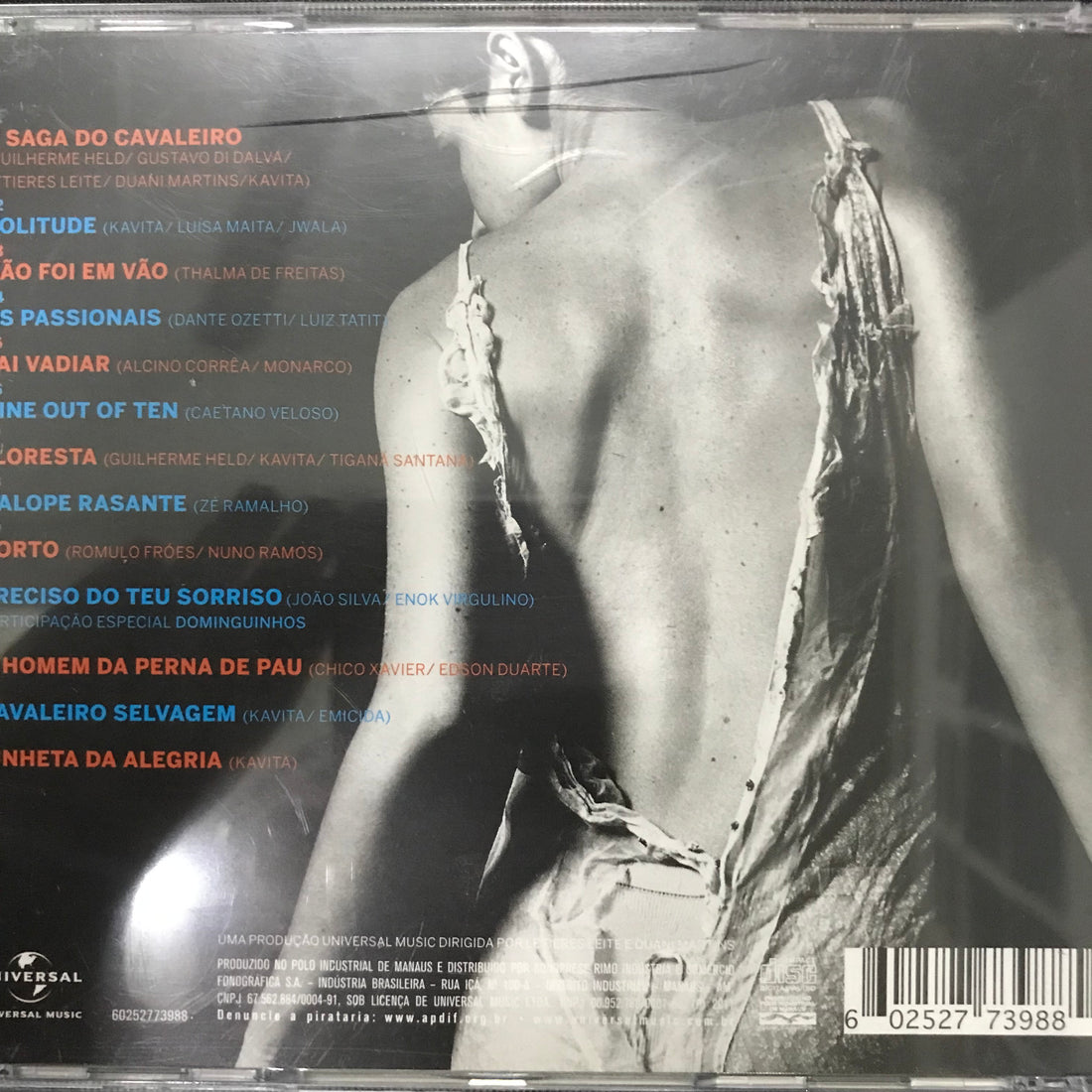 ซีดี Mariana Aydar - Cavaleiro Selvagem Aqui Te Sigo CD VG+