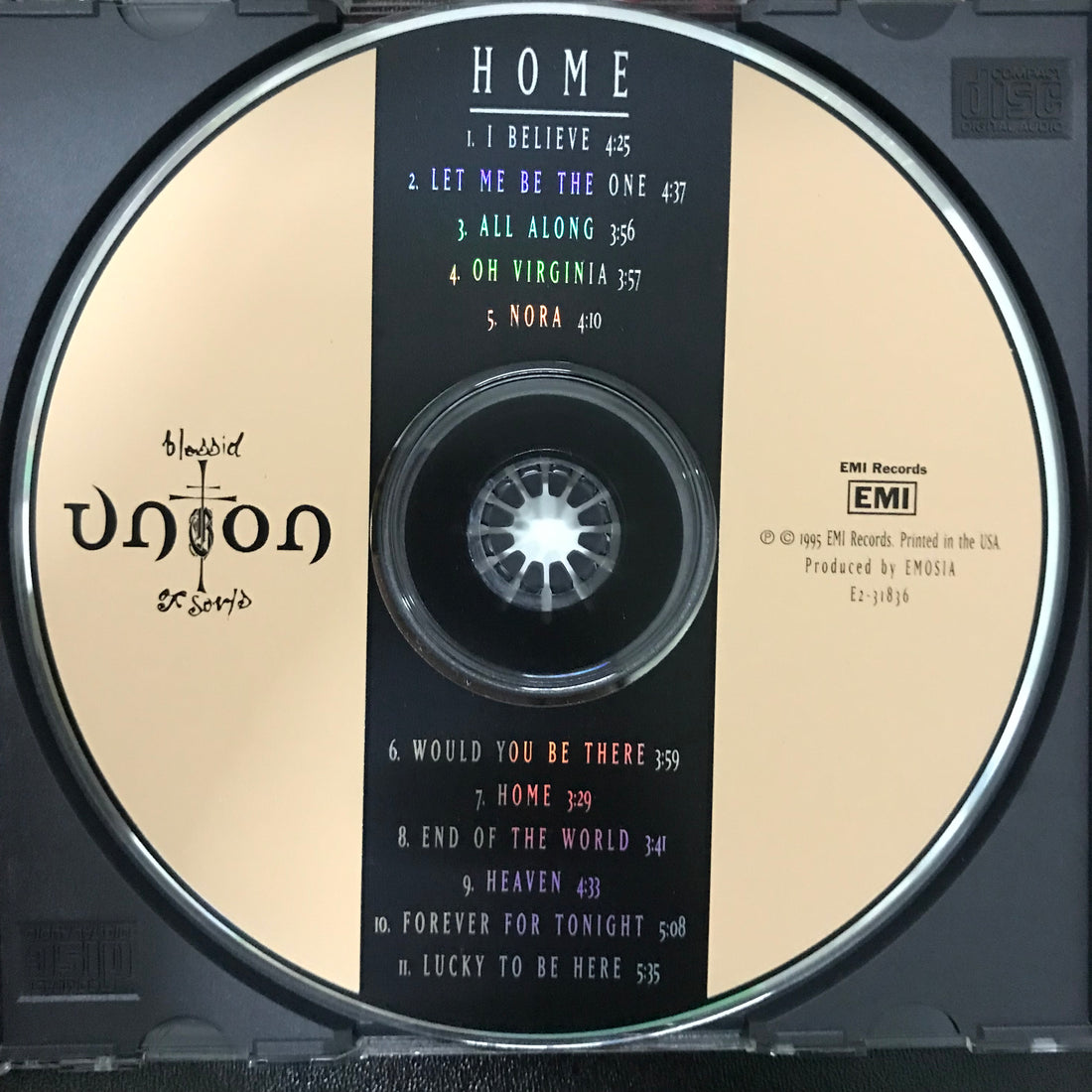 ซีดี Blessid Union Of Souls - Home CD VG+