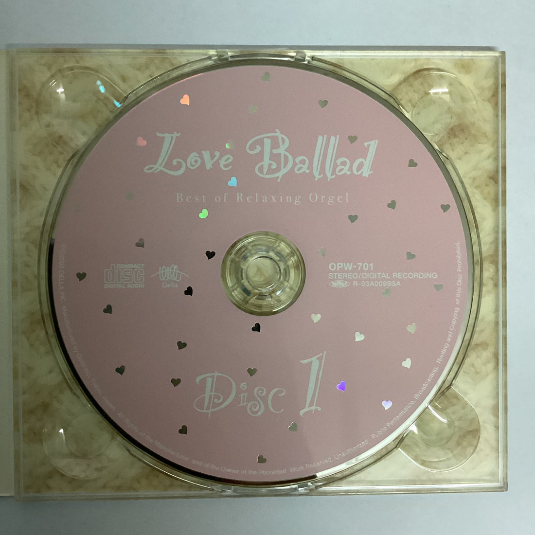 ซีดี Yumeshichi Nijiwa - Love Ballad: Best Of Relaxing Orgel CD VG 2CDs