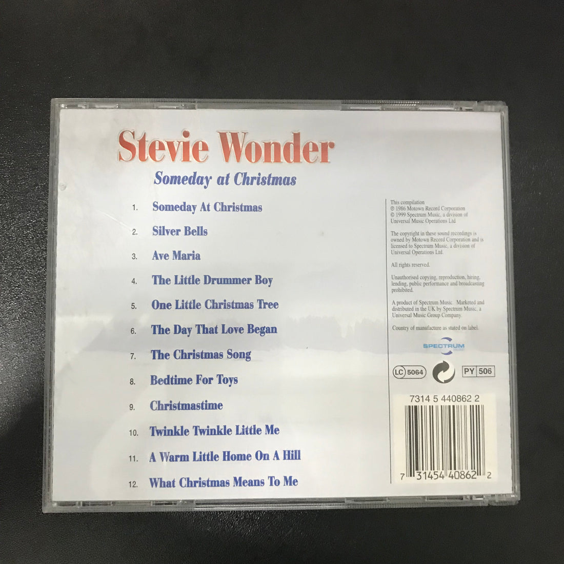 ซีดี Stevie Wonder - Someday At Christmas CD VG+