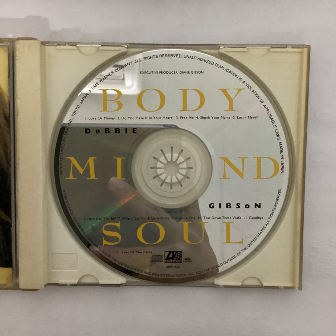 ซีดี Debbie Gibson - Body Mind Soul CD VG+