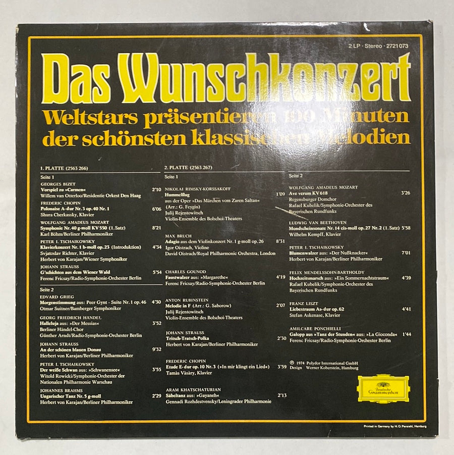 แผ่นเสียง Various - Das Wunschkonzert (Vinyl) (VG+)