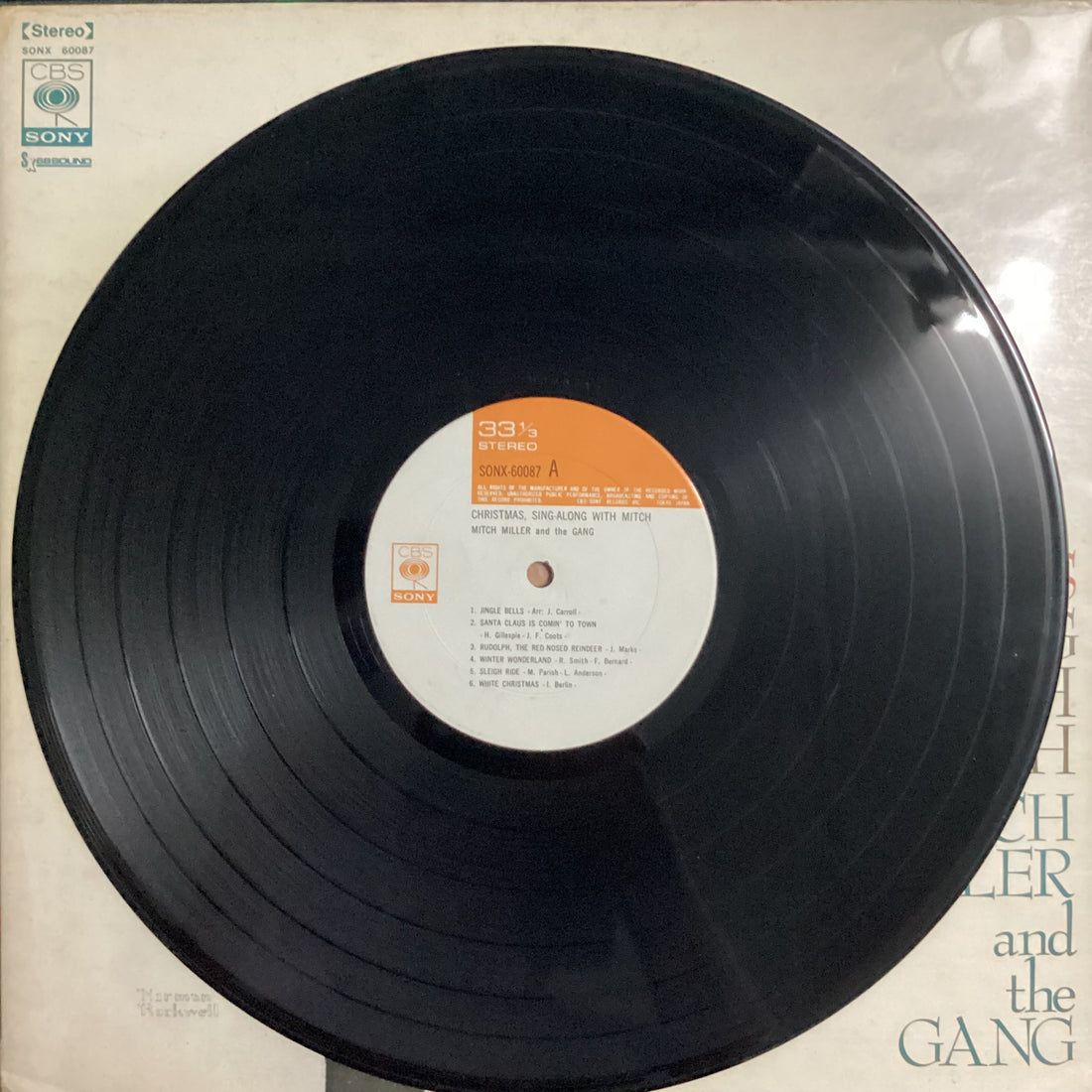 แผ่นเสียง Mitch Miller And The Gang - Christmas Sing Along With Mitch Vinyl VG+