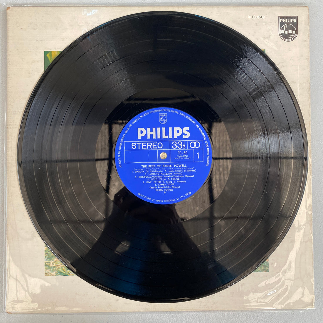แผ่นเสียง Baden Powell - The Best Of Baden Powell Vinyl VG+
