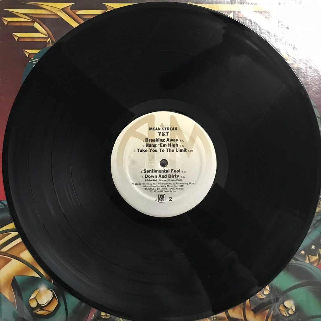 แผ่นเสียง Y & T - Mean Streak Vinyl VG+