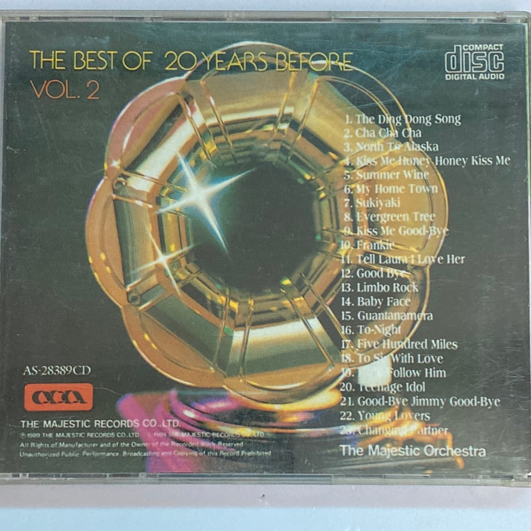 ซีดี The Majestic Orchestra, Itojo Kumano, Felix Wong, Cecilia Lau, Terrence Liu - The Best Of 20 Years Before Vol.2  (CD) (VG)